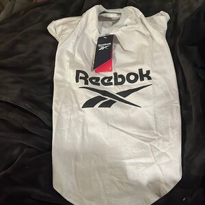 Dog Reebok shirt